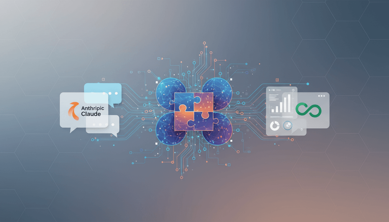 Claude och ChatGPT logotyper i direkt jämförelse för företag