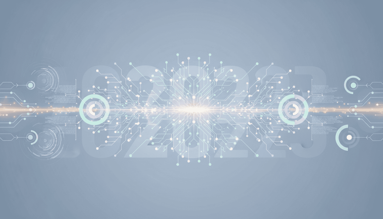 Illustration som visar AI och automation i modern affärsmiljö