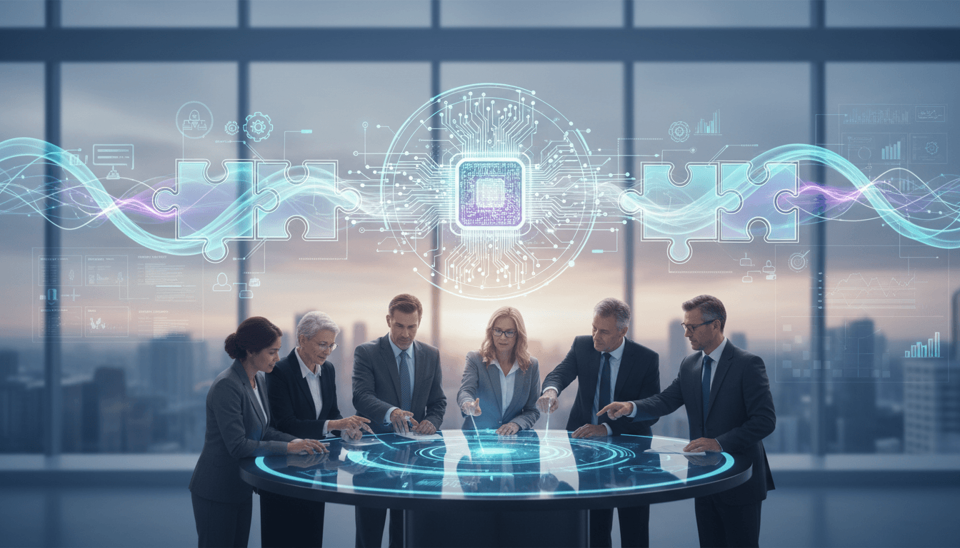 Kalkylator och diagram som visar ROI-beräkning för AI-investering