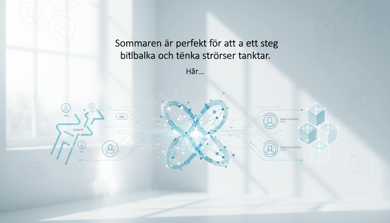 Bokhög med fem rekommenderade AI-böcker för sommarläsning