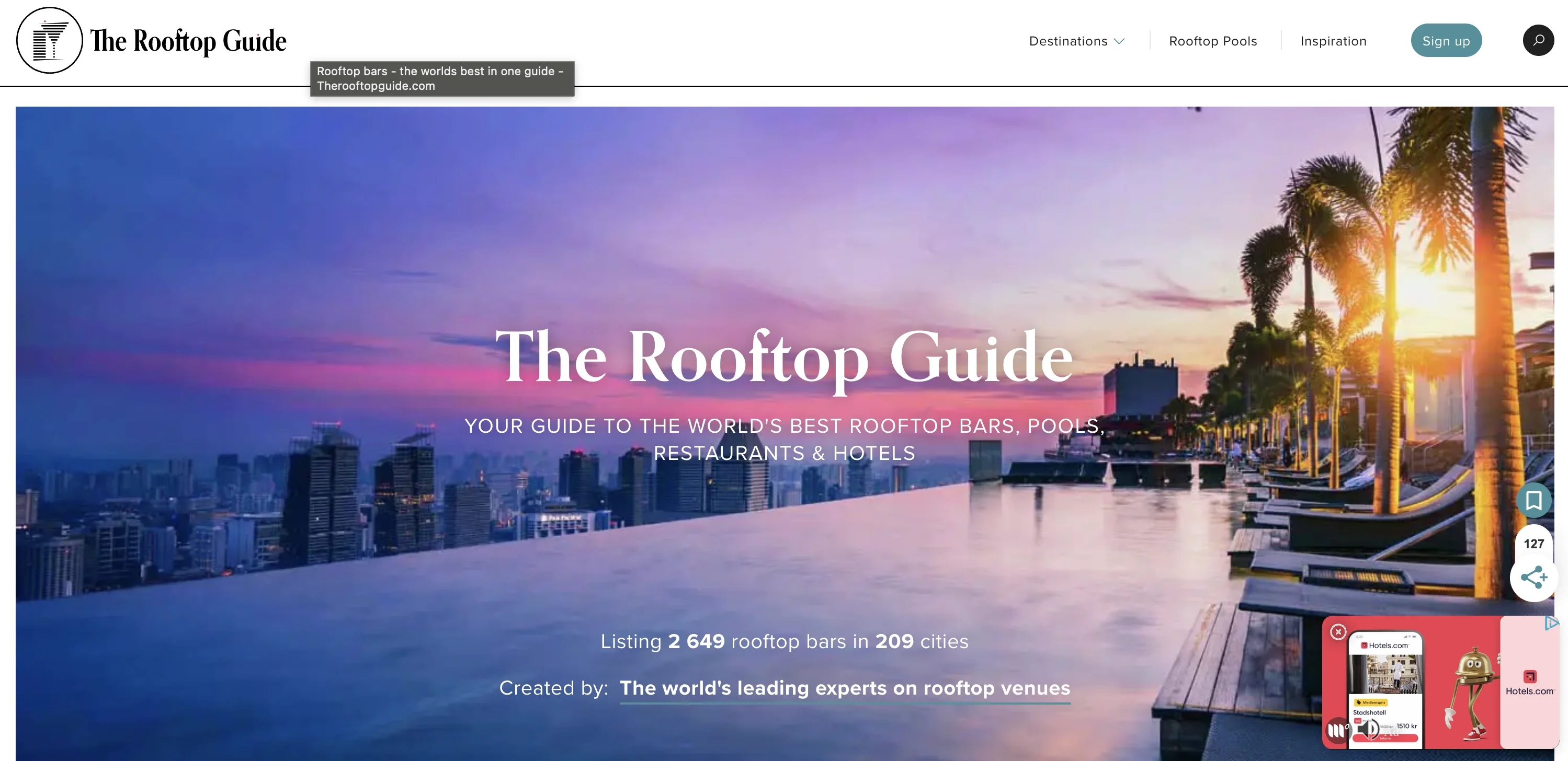 Automatiserad leadgenerering och innehållsproduktion för The Rooftop Guide