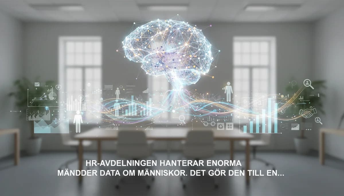 HR-process som visar AI-assisterad rekrytering och onboarding-flöde
