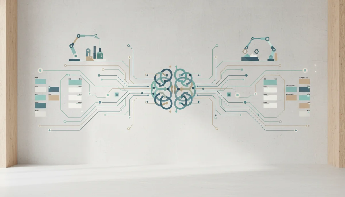 Fabriksrobotar och AI-system i svensk tillverkningsindustri